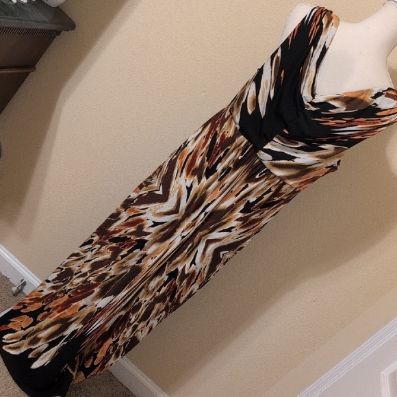Elegant Multicolor Maxi Dress - Picture 4 of 5